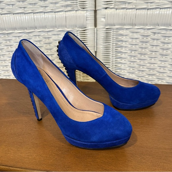 Vince Camuto Deba Studded Platform Heels (7.5) - Picture 6 of 9